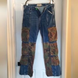 Hudson x Zoe Costello Trooper Cargo Kick Flare Jean - Waist size 33